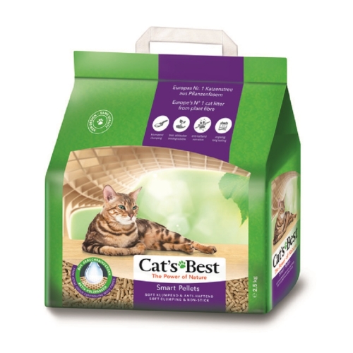 CATS BEST Smart Pellets pakaiši kaķu tualetei, 2,5kg/5 L