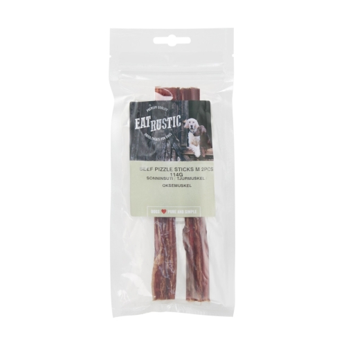 EAT RUSTIC Buļļa penis, dabīgs gardums suņiem, M, 2gb