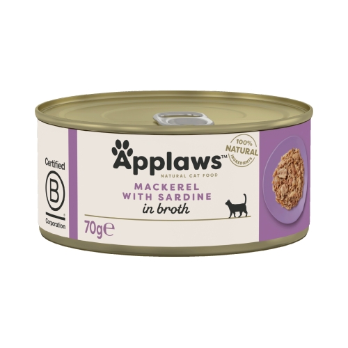 APPLAWS mitrā barība kaķiem, sardīnes/skumbrija, 70 g