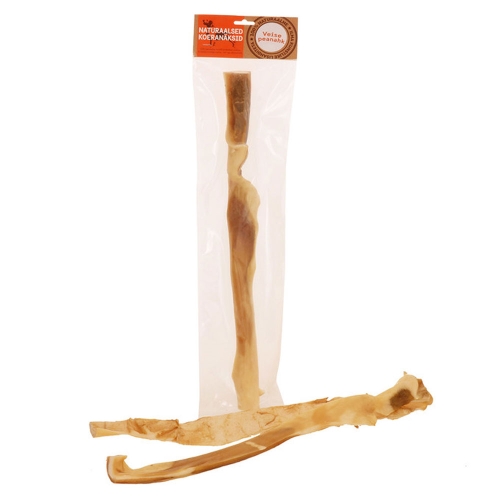 PALMAR Liellopa galvas āda, dabīgs gardums suņiem, 50cm, 200g