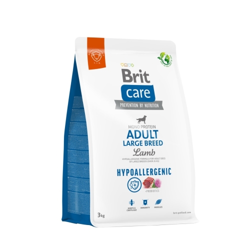 BRIT Care Hypoallergenic Large sausā barība suņiem, jērs, 3kg