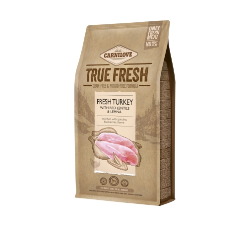 CARNILOVE True Fresh sausā barība suņiem, tītars, 1,4kg
