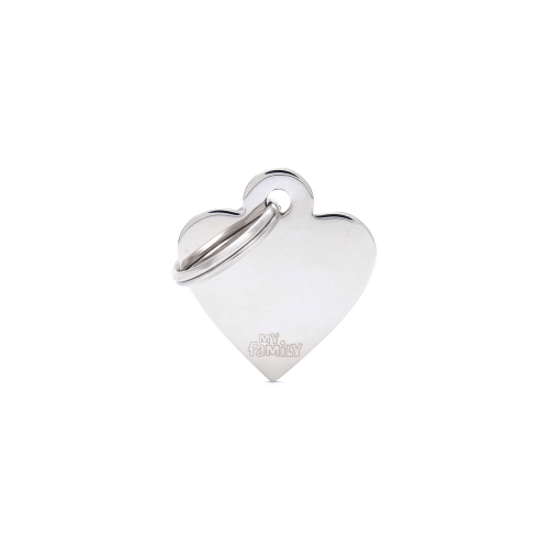 MY FAMILY Basic Chrome Heart piekariņš, S, hroms