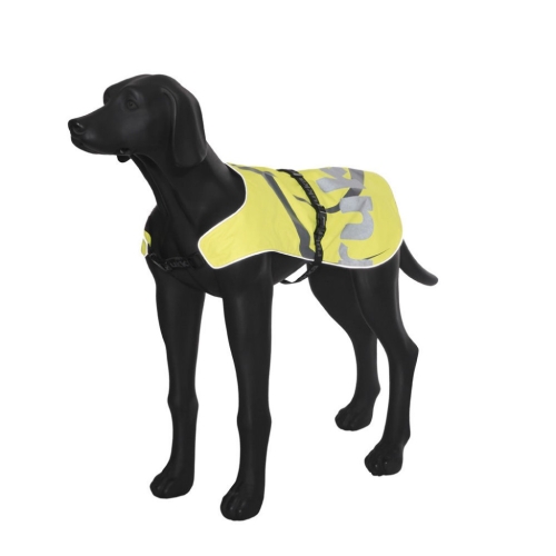 Rukka Flap Safety atstarojošā veste suņiem, 24 cm, dzeltena