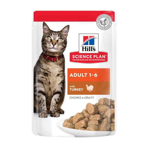 Hills SP mitrā barība kaķiem ar tītaru, 85g