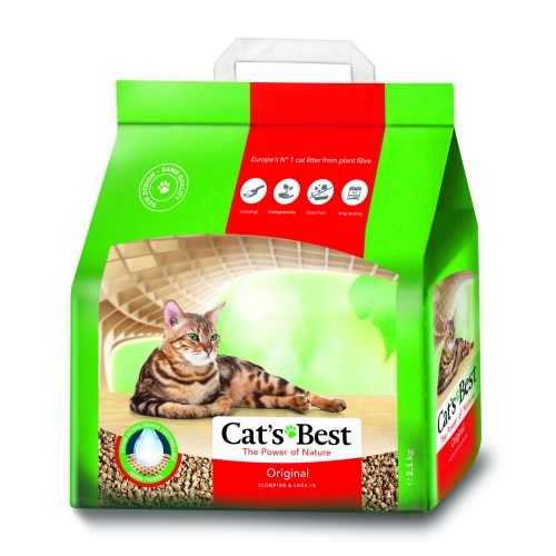 Cats Best Öko Plus pakaiši kaķu tualetei, 5 L