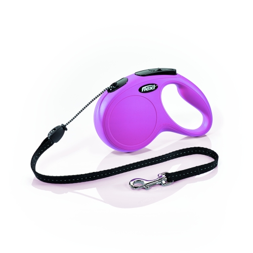 FLEXI Classic virves veida pavada M/5M, rozā