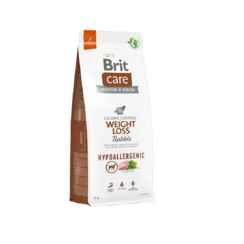 BRIT Care Weight Loss sausā barība suņiem, trusis, 12kg