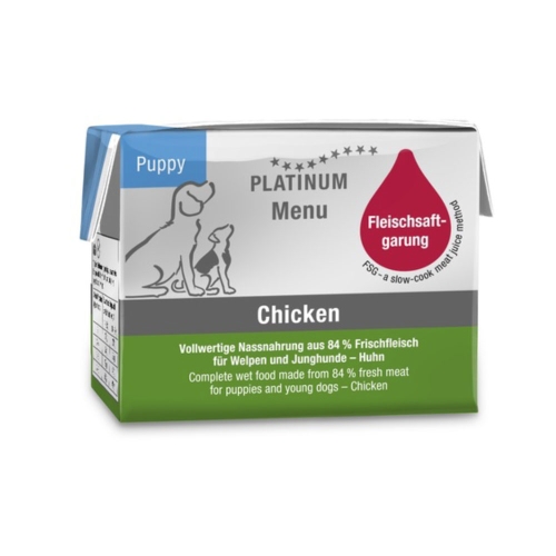 PLATINUM mitrā barība kucēniem ar vistas gaļu, 90g