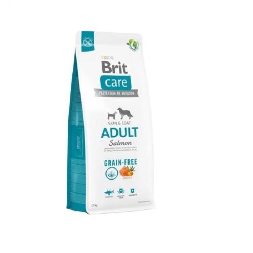 BRIT Care Skin&Coat sausā barība suņiem, lasis, 12kg