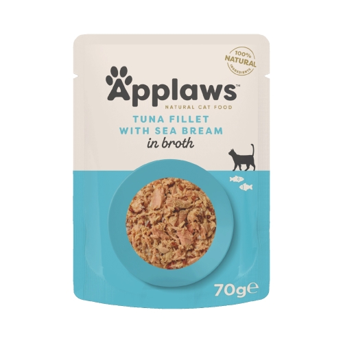 APPLAWS mitrā barība kaķiem tuncis/jūras karūsa, 70 g