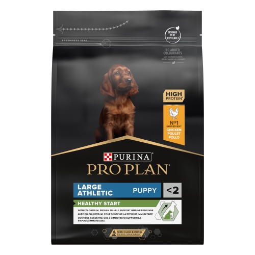 PRO PLAN Puppy Large Athletic sausā barība kucēniem, vista, 3kg