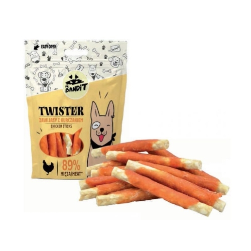MR.BANDIT Twister vītas vistas gaļas nūjiņas 80 g