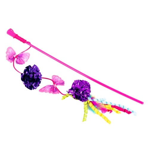 LITTLE&BIGGER Cattitude Butterfly Wand rotaļlieta kaķiem