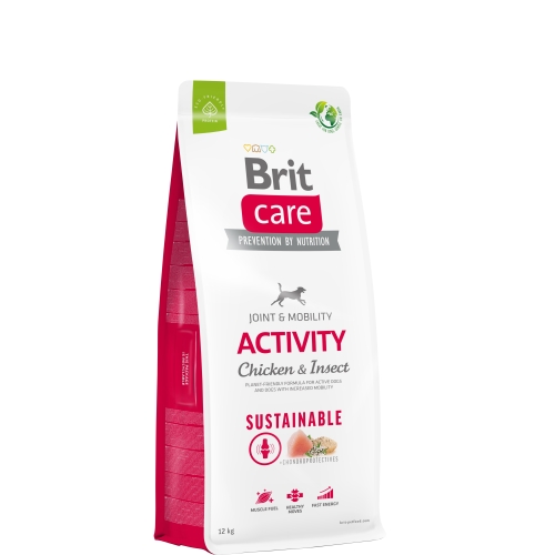 BRIT Care Activity sausā barība suņiem, vista/insekti, 12kg