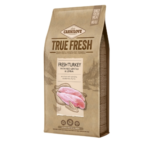 CARNILOVE True Fresh sausā barība suņiem, tītars, 11,4kg