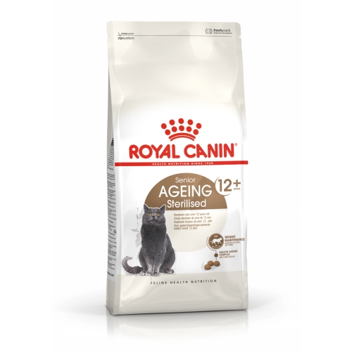 Royal Canin Sterilised 12+ sausā barība kaķiem, 2kg