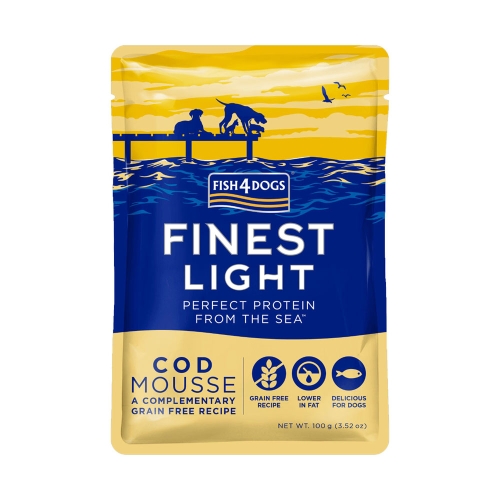 FISH4DOGS pastēte suņiem, menca, 100g