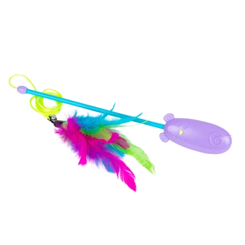 LITTLE&BIGGER Laser&Feather rotaļlieta kaķiem