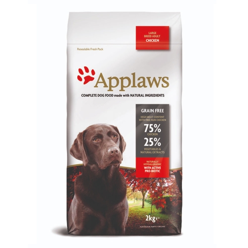 APPLAWS sausā barība lielo šķirņu pieaugušiem suņiem, vista, 2kg