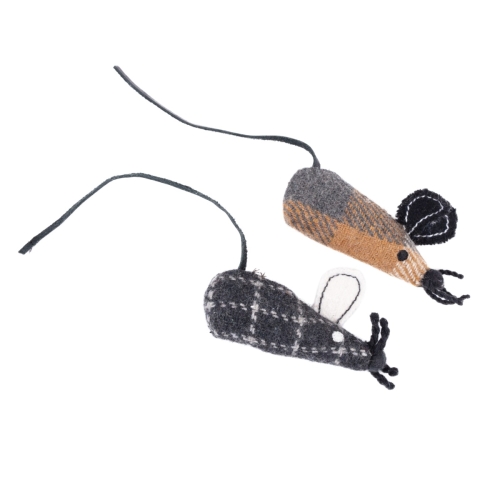 GAIA Wool Mice rotaļlieta kaķiem, 2gb