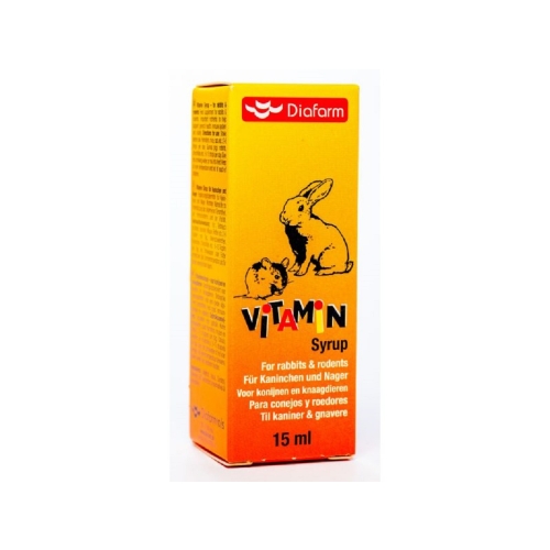 Diafarm vitamīnu sīrups trušiem/grauzējiem 15ML