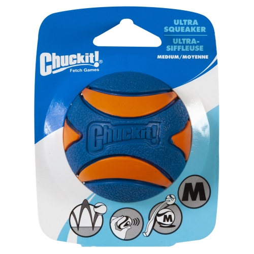 CHUCKIT Ultra Squeker rotaļlieta suņiem, M, N2