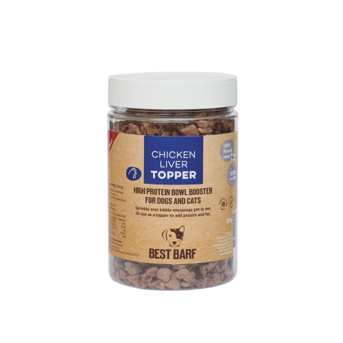 BEST BARF gardums suņiem, vistu aknas, 100g