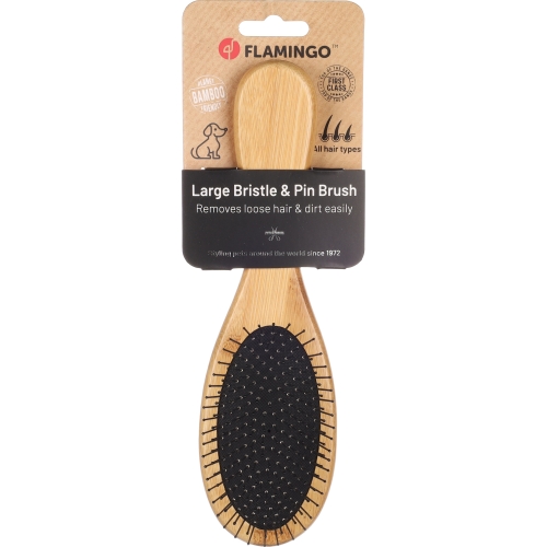 FLAMINGO Bristle & Pin suka suņiem, L