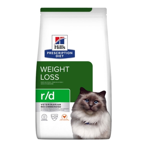 HILL'S PD r/d Weight Loss sausā barība kaķiem, vista, 1.5kg