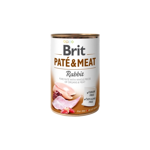 BRIT Care Pate Meat mitrā barība suņiem, trusis, 400 g