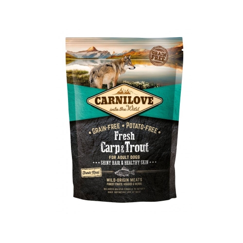 CARNILOVE Fresh sausā barība suņiem karpa/forele 1,5kg