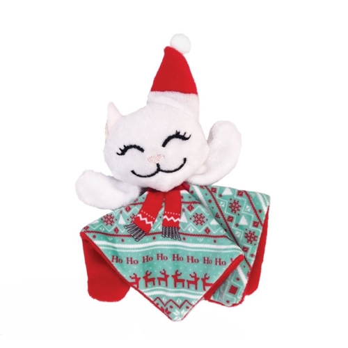 Kong Holiday Crackles Santa Kitty kaķu rotaļlieta