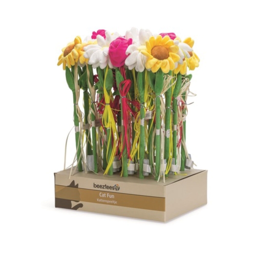 Beeztees Spring Bloom Fishing rod rotaļlieta kaķiem