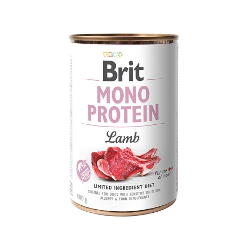 BRIT Mono Protein mitrā barība suņiem, jērs, 400 g