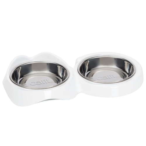 CATIT Pixi Double barošanas trauks, balts