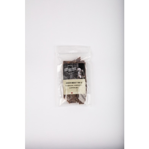 EAT RUSTIC gardumi suņiem, brieža gaļa, 100g