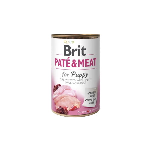 BRIT Care Pate Meat mitrā barība kucēniem, vista/tītars 400 g