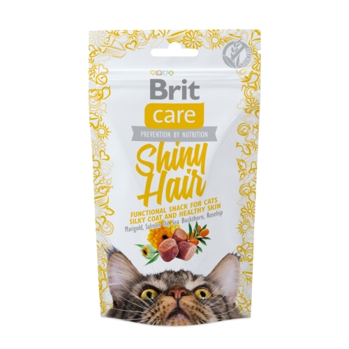BRIT Care Shiny Hair kārumi kaķiem, 50g