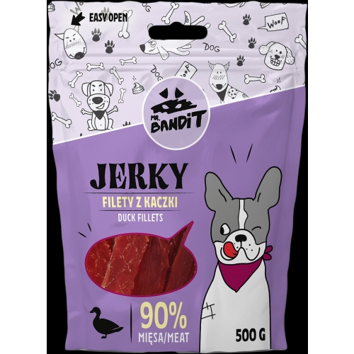MR BANDIT Jerky vītinātas pīles filejas  80 g