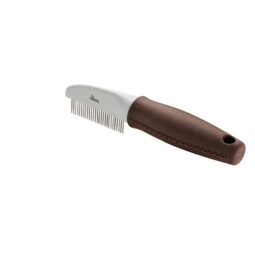 Hunter Grooming Comb Spa ķemme, M brūna/pelēka
