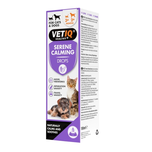VETIQ Serene nomierinoši pilieni suņiem un kaķiem,100ml
