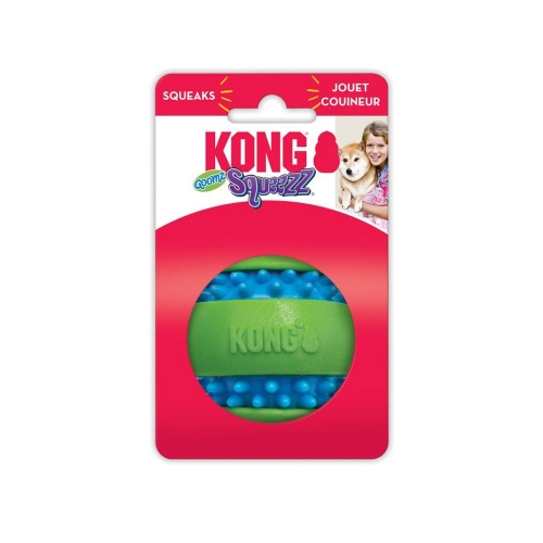 Kong Squeezz Goomz suņu rotaļlieta bumba M
