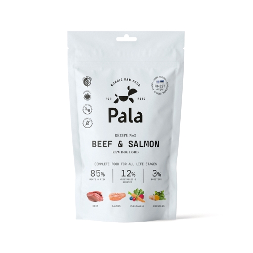 PALA svaigā barība suņiem, liellops/lasis 100 g