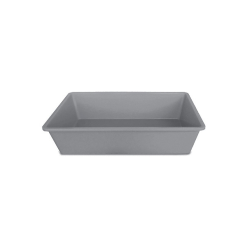 STEFANPLAST Cat Litter Tray atvērtā tipa kaķu tualete, pelēka