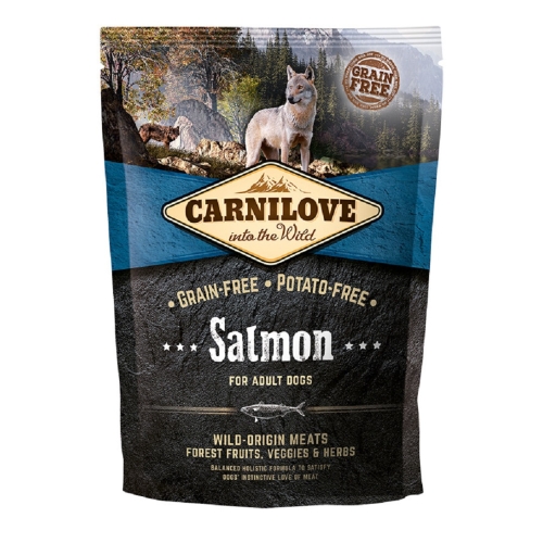 CARNILOVE sausā barība suņiem, lasis, 1,5kg