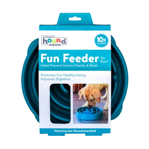 Outward Hound Fun Feeder lēnās ēšanas bļoda suņiem, M