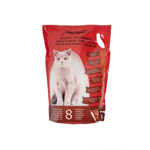 KITTY CLEAN pakaiši kaķu tualetei, silikagels, 6l
