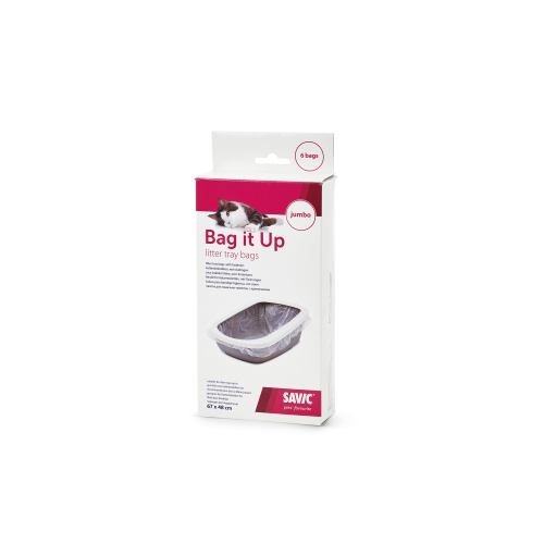 Savic Bag It Up plastmasas maisiņi kaķu tualetēm, 67x48cm, N6