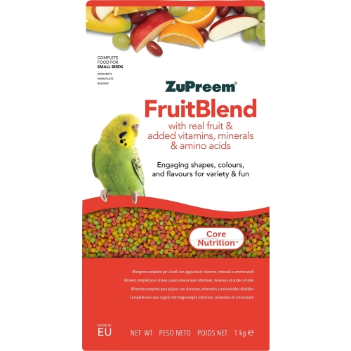 ZUPREEM Fruitblend maza izmēra putniem 1kg